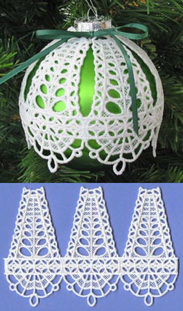 20+ Free Crochet Patterns For Christmas - Listing More Freestanding Lace Christmas Ornament Covers - 20+ Free Crochet Patterns For Christmas - Listing More